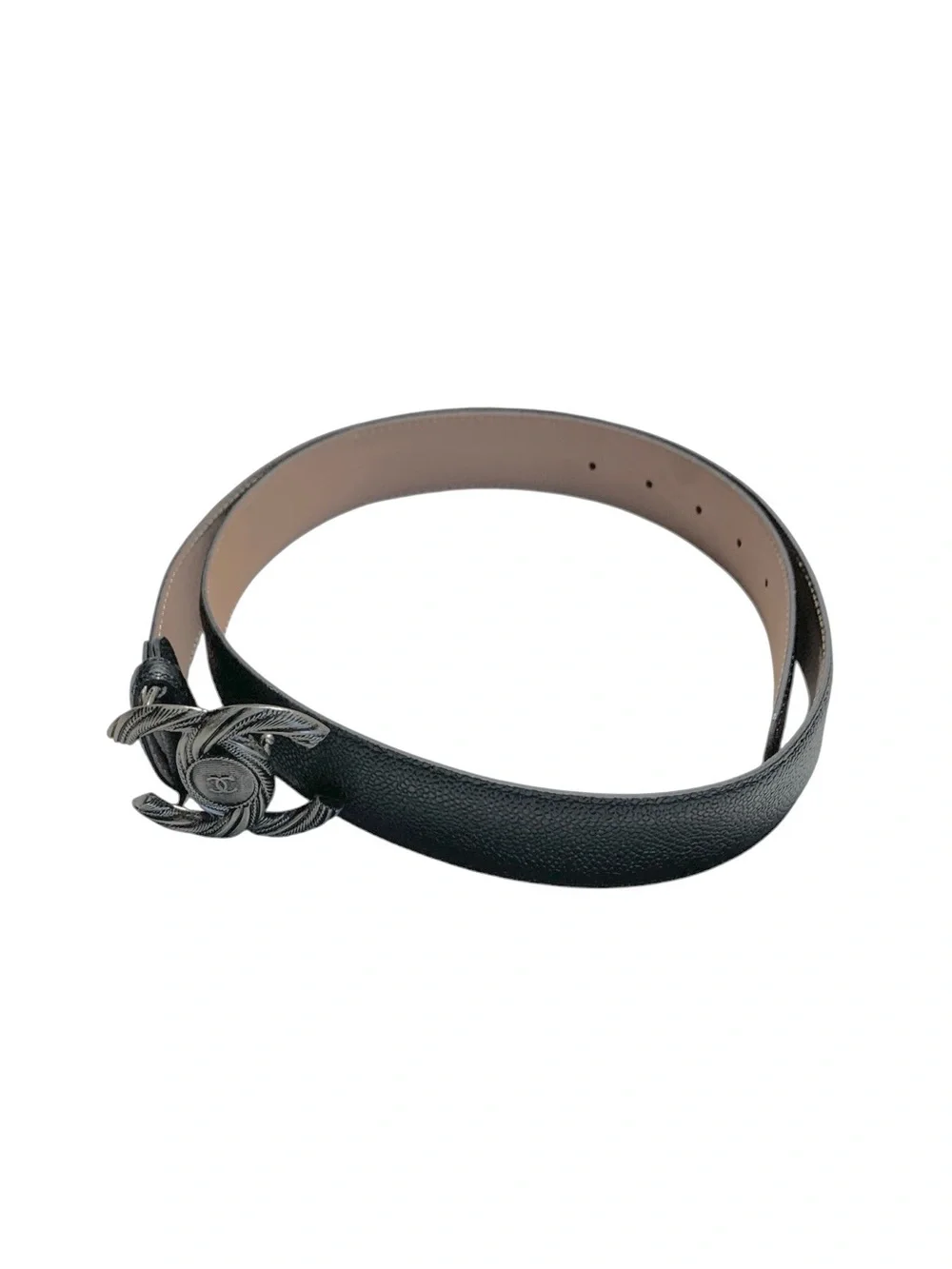 🖤 Women’s Black Belt with Antique Silver Buckle 🖤